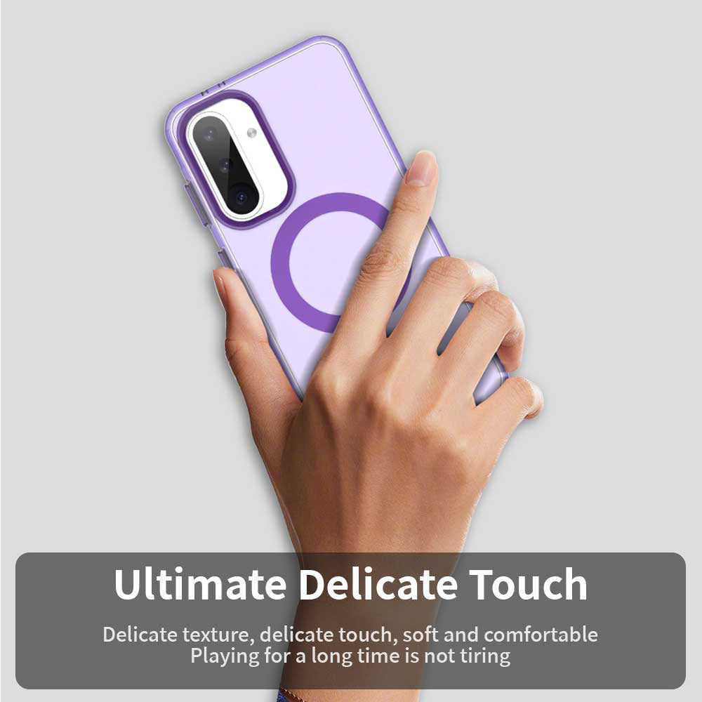 MagSafe-Hülle für Samsung Galaxy A36 A366, Techsuit, CandyCase, Lila