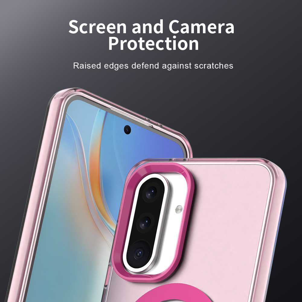 MagSafe-Hülle für Samsung Galaxy A36 A366, Techsuit, CandyCase, Rosa