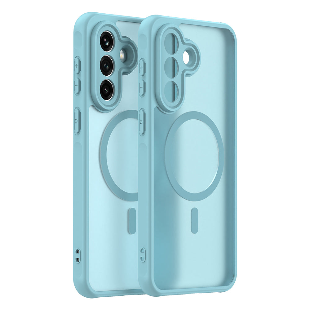 MagSafe Hülle für Samsung Galaxy A37 5G, Techsuit, HaloFrost II, Hellgrün
