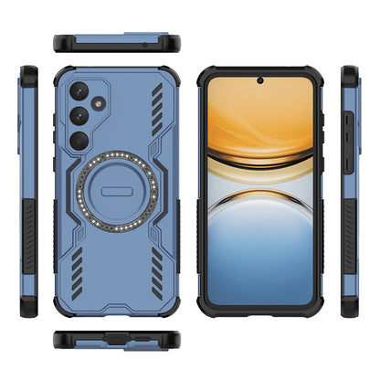 MagSafe-Hülle für Samsung Galaxy A55 5G A556, Techsuit, ArmorMag, Blau