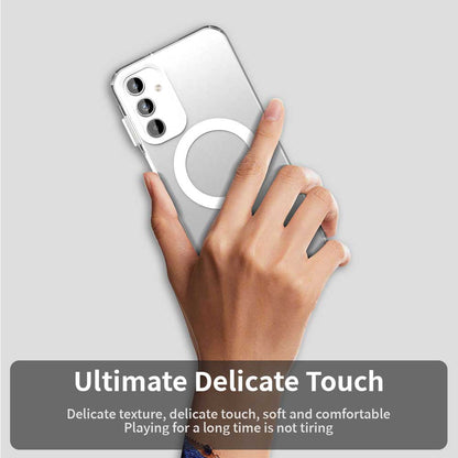 MagSafe-Hülle für Samsung Galaxy A55 5G A556, Techsuit, CandyCase, Weiß