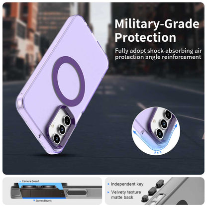 MagSafe-Hülle für Samsung Galaxy A55 5G A556, Techsuit, CandyCase, Lila