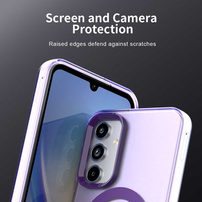 MagSafe-Hülle für Samsung Galaxy A55 5G A556, Techsuit, CandyCase, Lila