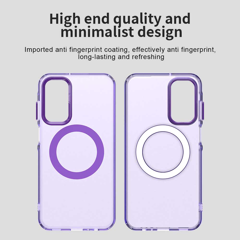 MagSafe-Hülle für Samsung Galaxy A55 5G A556, Techsuit, CandyCase, Lila