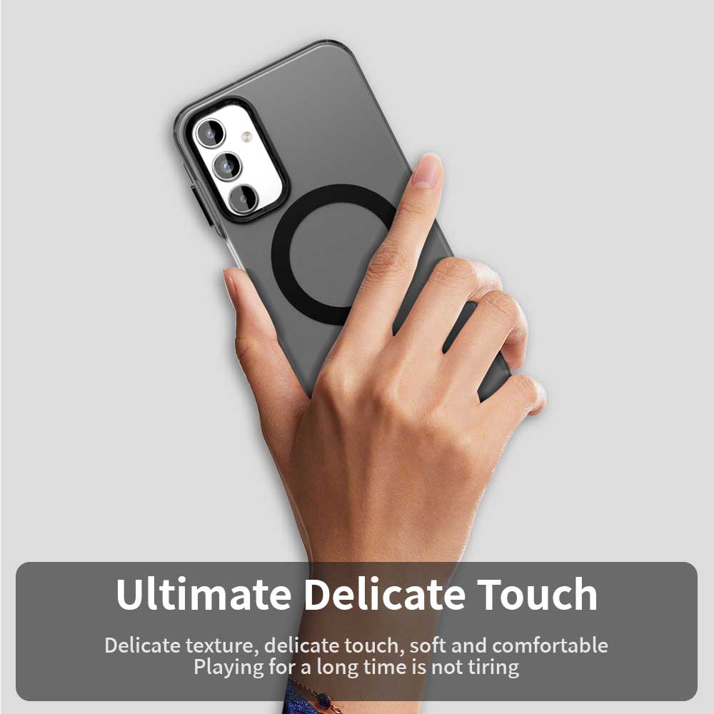 MagSafe Case for Samsung Galaxy A55 5G A556, Techsuit, CandyCase, Black