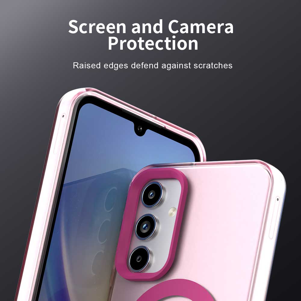 MagSafe Case for Samsung Galaxy A55 5G A556, Techsuit, CandyCase, Pink