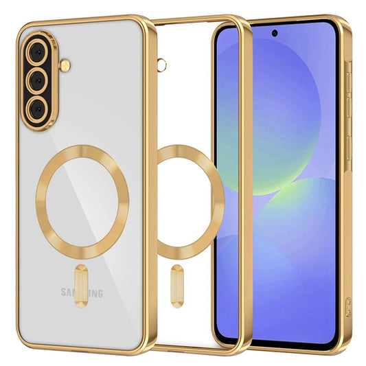 MagSafe-Hülle für Samsung Galaxy A56 A566 / A36 A366, Techsuit, Luxury Crystal, Gold