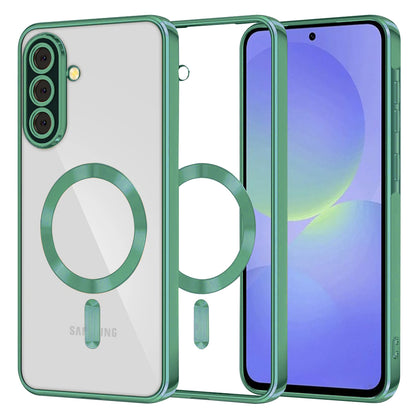 MagSafe-Hülle für Samsung Galaxy A56 A566 / A36 A366, Techsuit, Luxury Crystal, Hellgrün