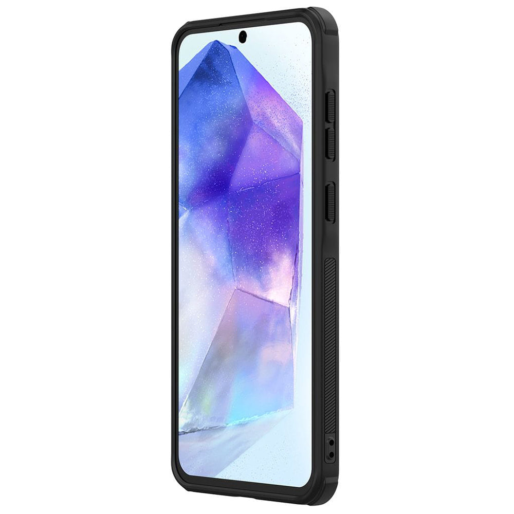 MagSafe-Hülle für Samsung Galaxy A56 A566, Nillkin, Super Shield Pro, Schwarz