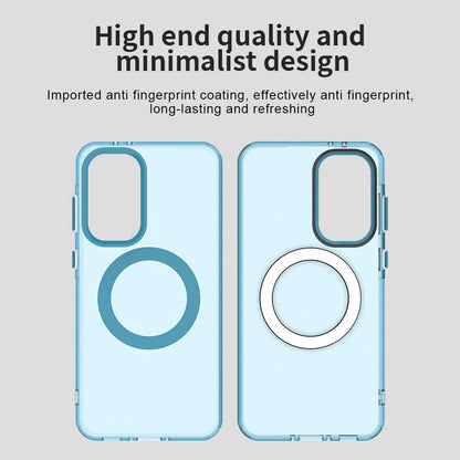 MagSafe-Hülle für Samsung Galaxy A56 A566, Techsuit, CandyCase, Blau