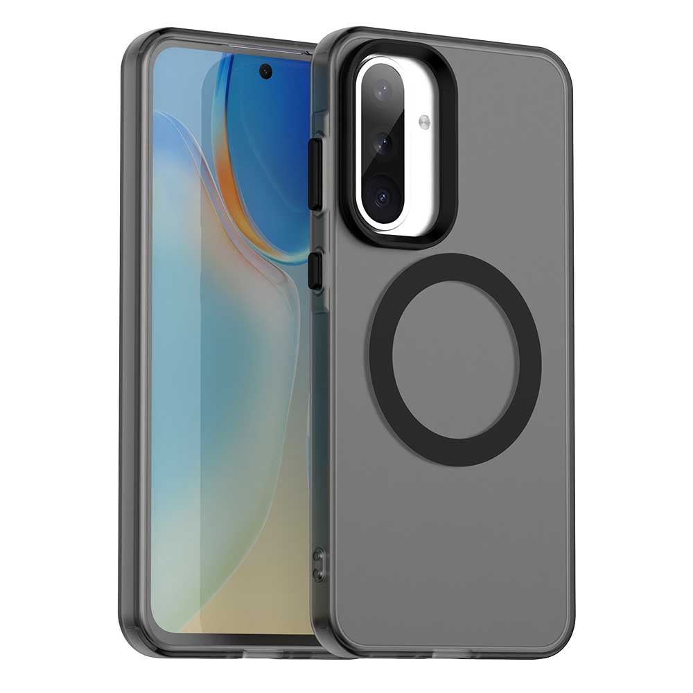 MagSafe-Hülle für Samsung Galaxy A56 A566, Techsuit, CandyCase, Schwarz