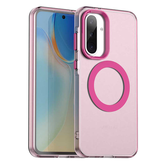 MagSafe-Hülle für Samsung Galaxy A56 A566, Techsuit, CandyCase, Rosa
