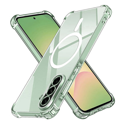 MagSafe-Hülle für Samsung Galaxy A56 A566, Techsuit, stoßfest, transparent
