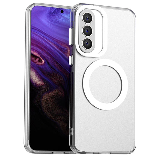 MagSafe Hülle für Samsung Galaxy A57 5G, Techsuit, CandyCase, Weiß