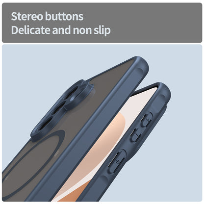 MagSafe Hülle für Samsung Galaxy A57 5G, Techsuit, HaloFrost II, Marineblau