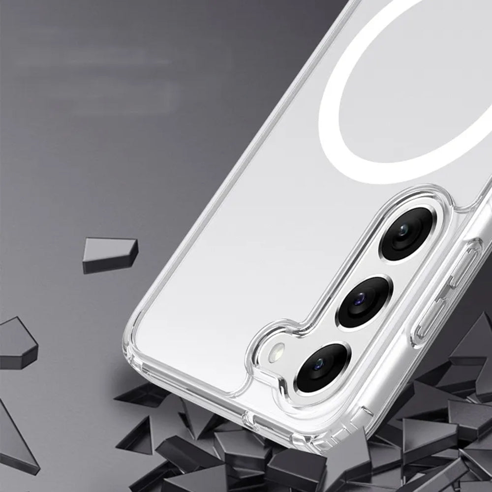 MagSafe-Hülle für Samsung Galaxy S23 S911, Techsuit, Pro, Schwarz