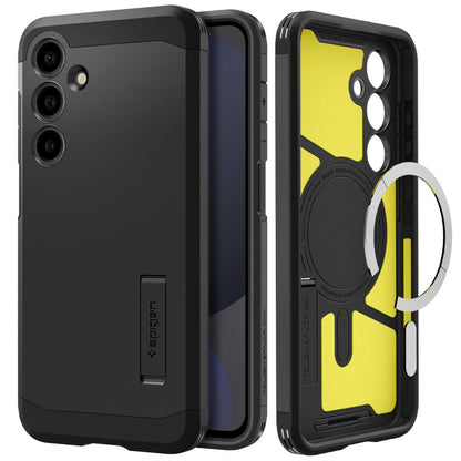 MagSafe Hülle für Samsung Galaxy S24 FE S721, Spigen, Tough Armor, Schwarz ACS08625