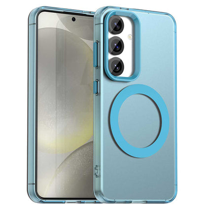 MagSafe-Hülle für Samsung Galaxy S24 FE S721, Techsuit, CandyCase, Blau