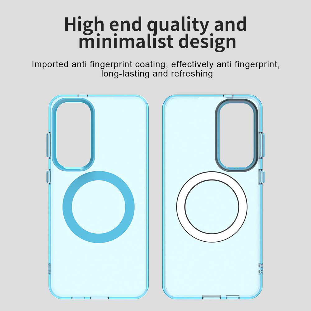 MagSafe-Hülle für Samsung Galaxy S24 FE S721, Techsuit, CandyCase, Blau