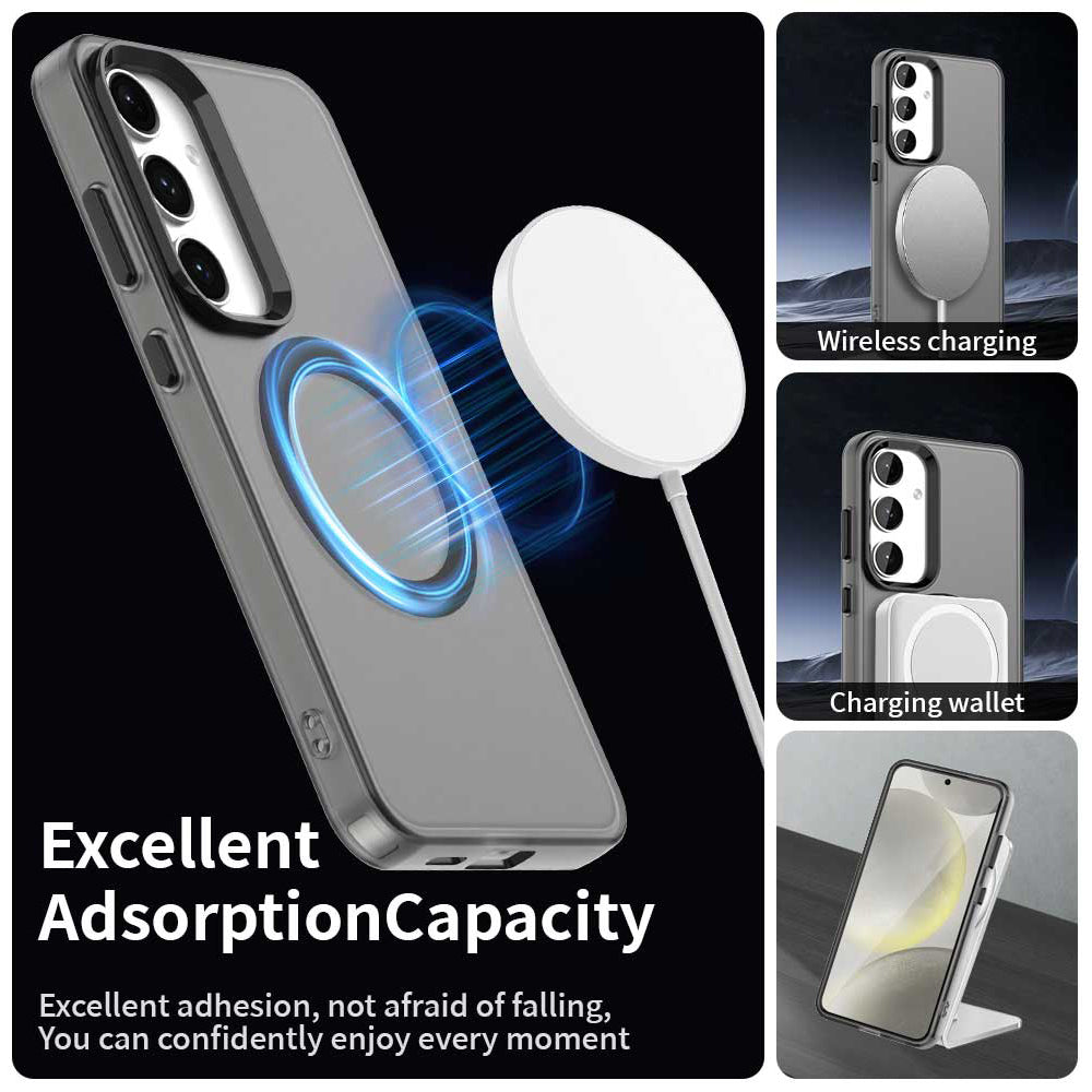 MagSafe Case for Samsung Galaxy S24 FE S721, Techsuit, CandyCase, Black