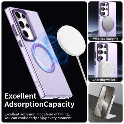 MagSafe Case for Samsung Galaxy S24 Ultra S928, Techsuit, CandyCase, Purple