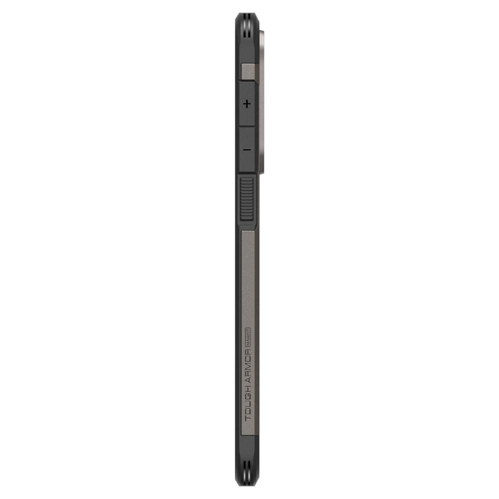 MagSafe Hülle für Samsung Galaxy S25 Edge S937, Spigen, Tough Armor, Grau ACS09423