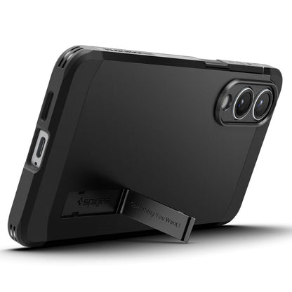 MagSafe Hülle für Samsung Galaxy S25 Edge S937, Spigen, Tough Armor, Schwarz ACS09422