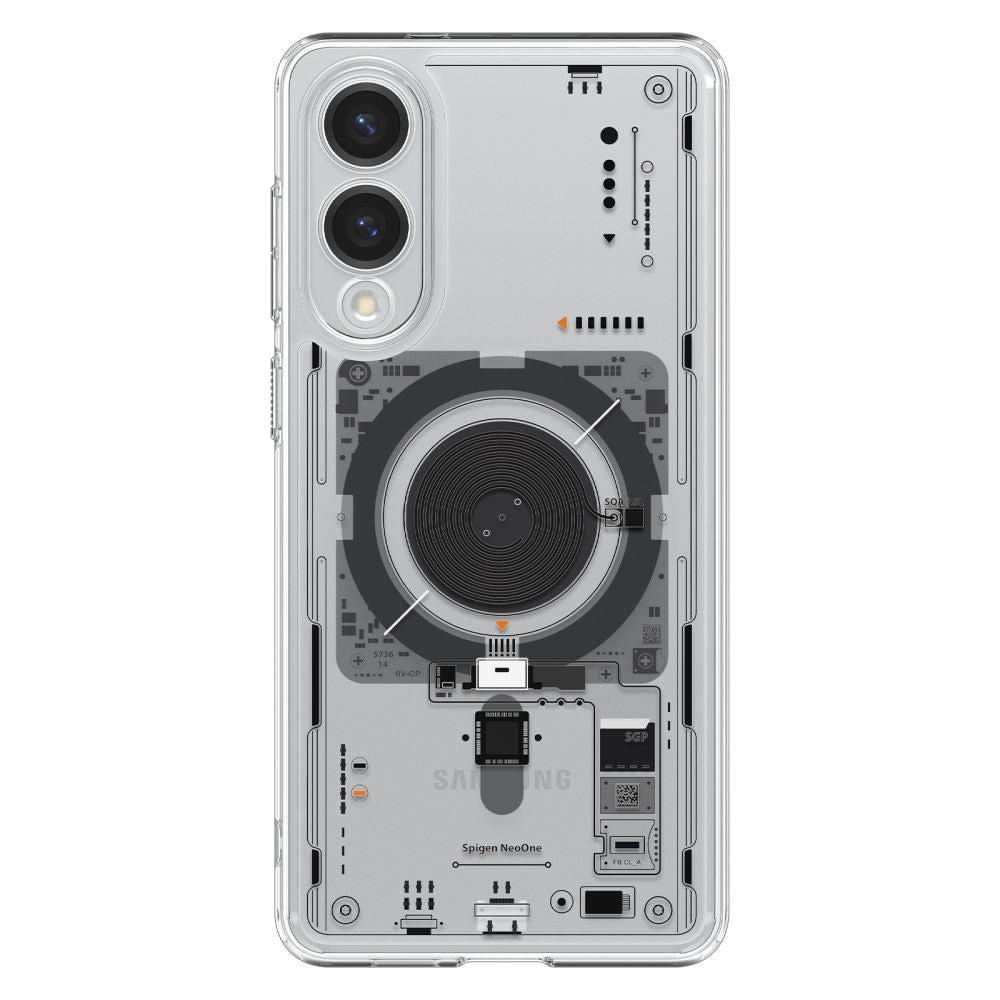 MagSafe Hülle für Samsung Galaxy S25 Edge S937, Spigen, Ultra Hybrid Neo One, Transparent ACS09416