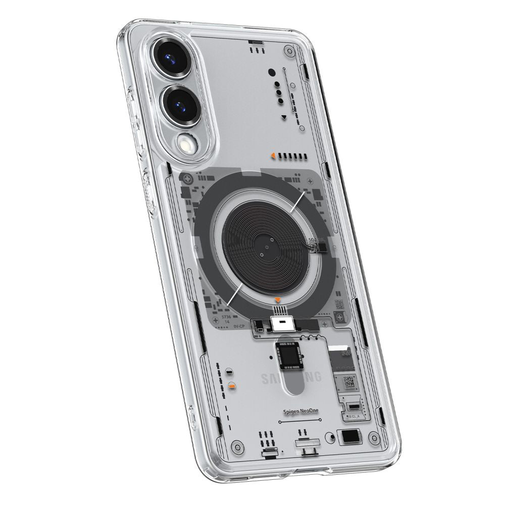MagSafe Hülle für Samsung Galaxy S25 Edge S937, Spigen, Ultra Hybrid Neo One, Transparent ACS09416