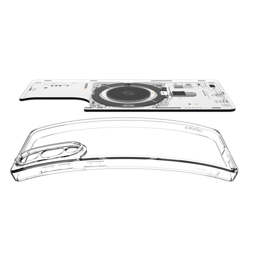 MagSafe Hülle für Samsung Galaxy S25 Edge S937, Spigen, Ultra Hybrid Neo One, Transparent ACS09416