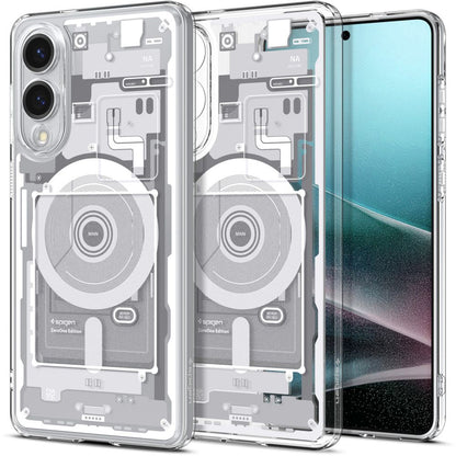 MagSafe Hülle für Samsung Galaxy S25 Edge S937, Spigen, Ultra Hybrid Zero One, Weiß ACS09417