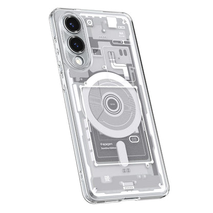 MagSafe Hülle für Samsung Galaxy S25 Edge S937, Spigen, Ultra Hybrid Zero One, Weiß ACS09417