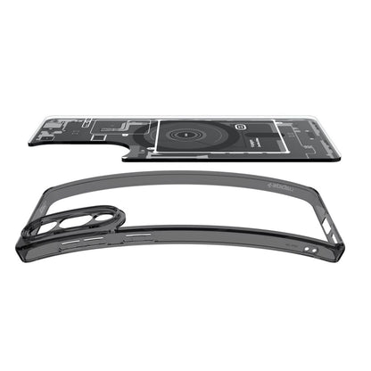 MagSafe Hülle für Samsung Galaxy S25 Edge S937, Spigen, Ultra Hybrid Zero One, Schwarz ACS09415
