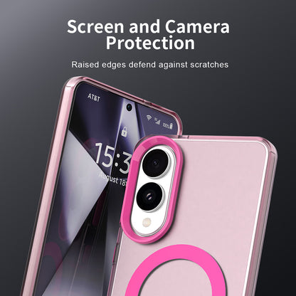 MagSafe-Hülle für Samsung Galaxy S25 Edge S937, Techsuit, CandyCase, Rosa