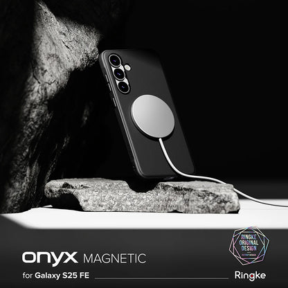MagSafe Case for Samsung Galaxy S25 FE, Ringke, Onyx, Black