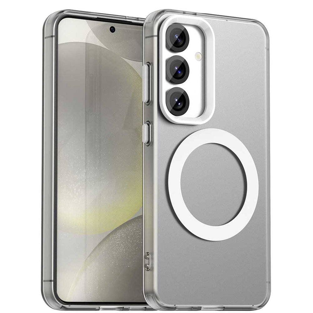 MagSafe-Hülle für Samsung Galaxy S25+ S936 / S24+ S926, Techsuit, CandyCase, Weiß