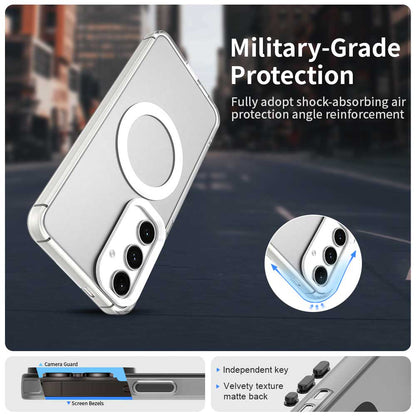 MagSafe-Hülle für Samsung Galaxy S25+ S936 / S24+ S926, Techsuit, CandyCase, Weiß