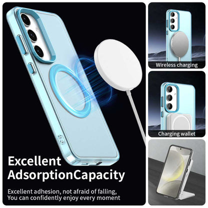 MagSafe-Hülle für Samsung Galaxy S25+ S936 / S24+ S926, Techsuit, CandyCase, Blau