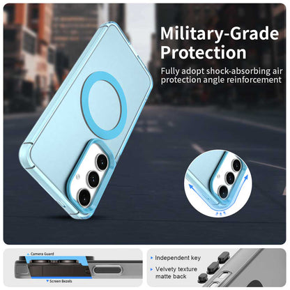 MagSafe-Hülle für Samsung Galaxy S25+ S936 / S24+ S926, Techsuit, CandyCase, Blau