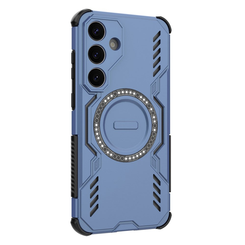 MagSafe-Hülle für Samsung Galaxy S25+ S936, Techsuit, ArmorMag, Blau