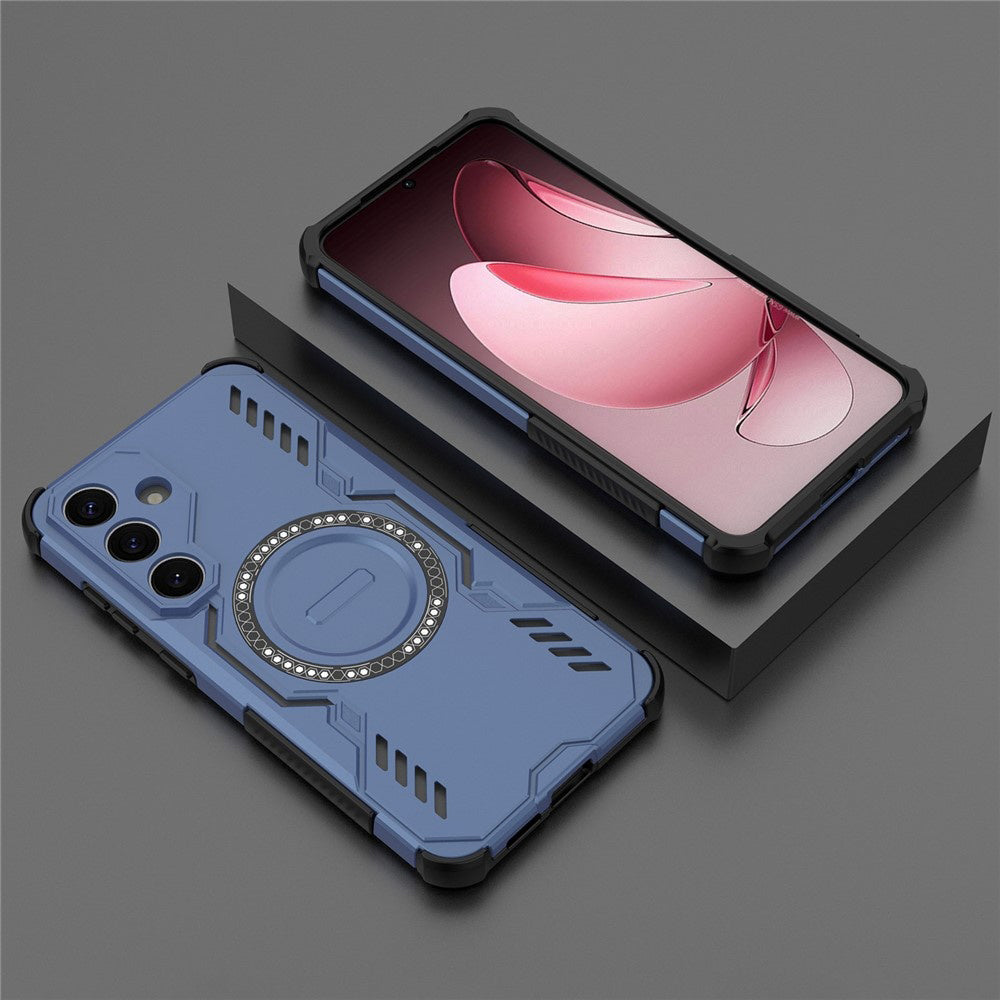MagSafe-Hülle für Samsung Galaxy S25+ S936, Techsuit, ArmorMag, Blau