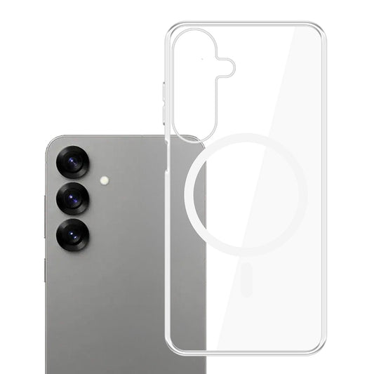 MagSafe-Hülle für Samsung Galaxy S25 S931, 3MK, Clear MagCase, Transparent