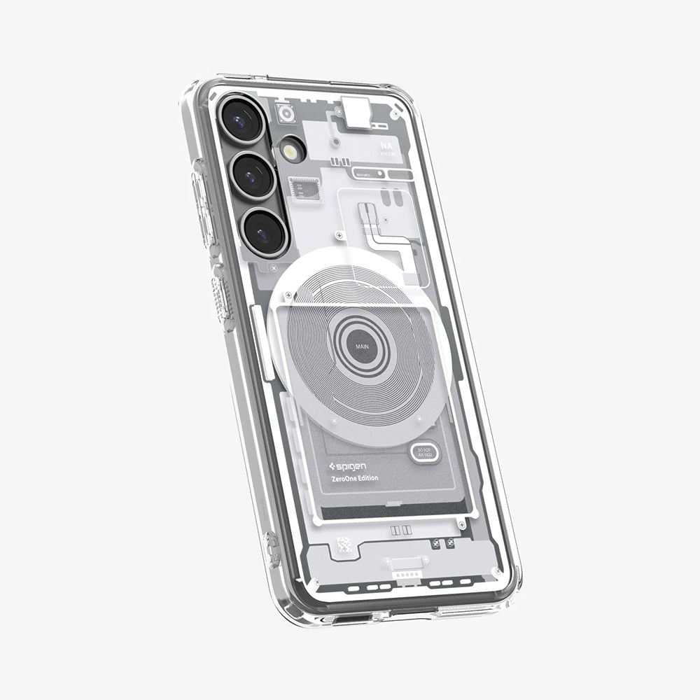 MagSafe Hülle für Samsung Galaxy S25 S931, Spigen, Ultra Hybrid Zero One, Weiß ACS09004
