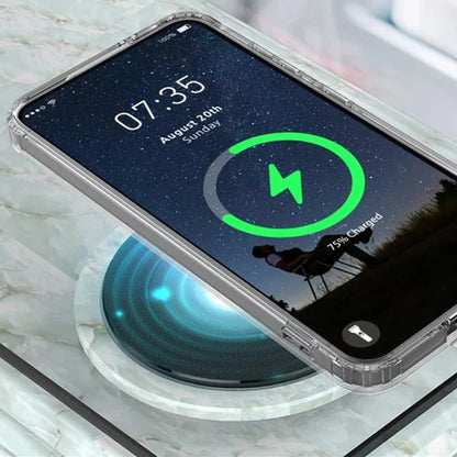 MagSafe-Hülle für Samsung Galaxy S25 S931, Techsuit, Pro, Transparent