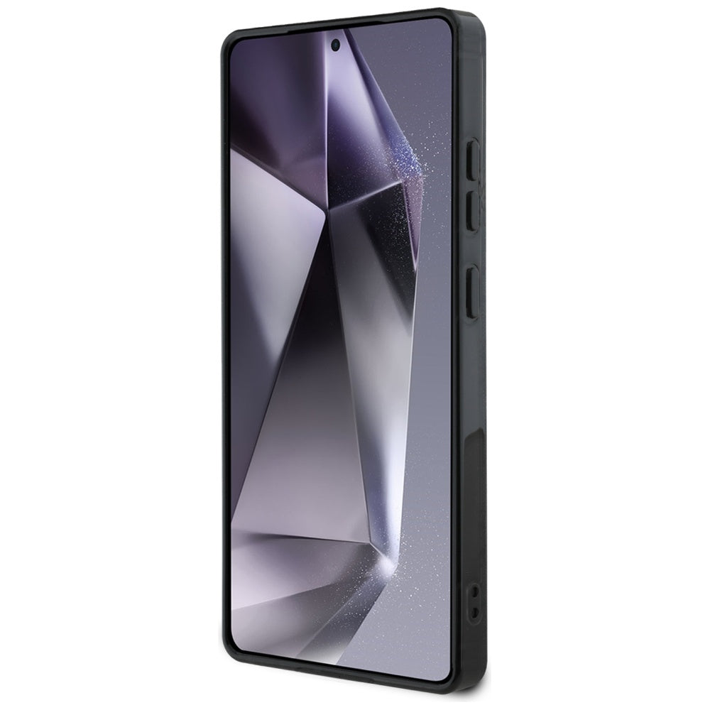 MagSafe Hülle für Samsung Galaxy S25 Ultra S938, Guess, IML Peony On 4G Background, Schwarz