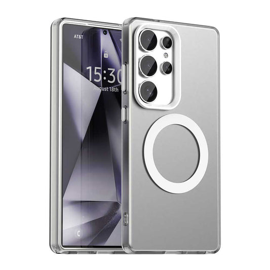 MagSafe-Hülle für Samsung Galaxy S25 Ultra S938, Techsuit, CandyCase, Weiß
