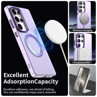 MagSafe Case for Samsung Galaxy S25 Ultra S938, Techsuit, CandyCase, Purple