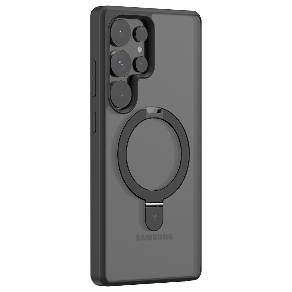 MagSafe Case for Samsung Galaxy S25 Ultra S938, Torras, Ostand, Black