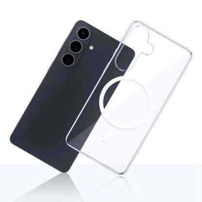MagSafe Case for Samsung Galaxy S26, 3MK, Clear MagCase, Transparent