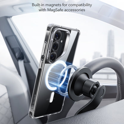 MagSafe Hülle für Samsung Galaxy S26, ESR, Classic Hybrid Kickstand, Transparent